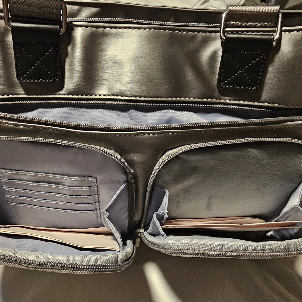 IHKWIP Cargo Catchall Tote Crossbody Straps Metallic Bag - Picture 13 of 16